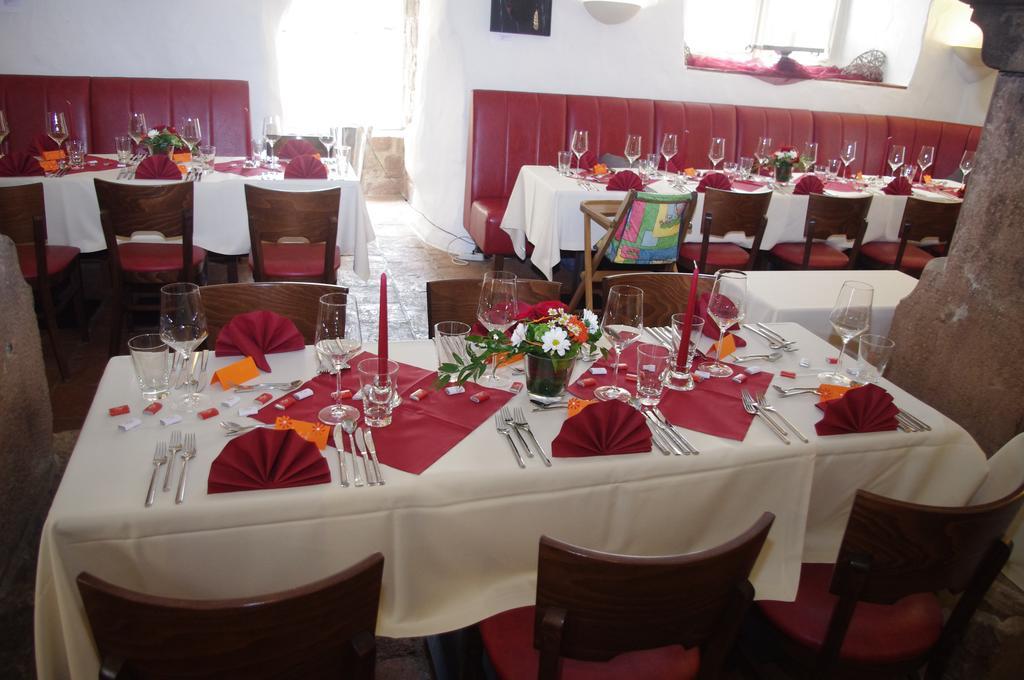 Hotel Restaurant Altes Badhaus エーバーバッハ エクステリア 写真