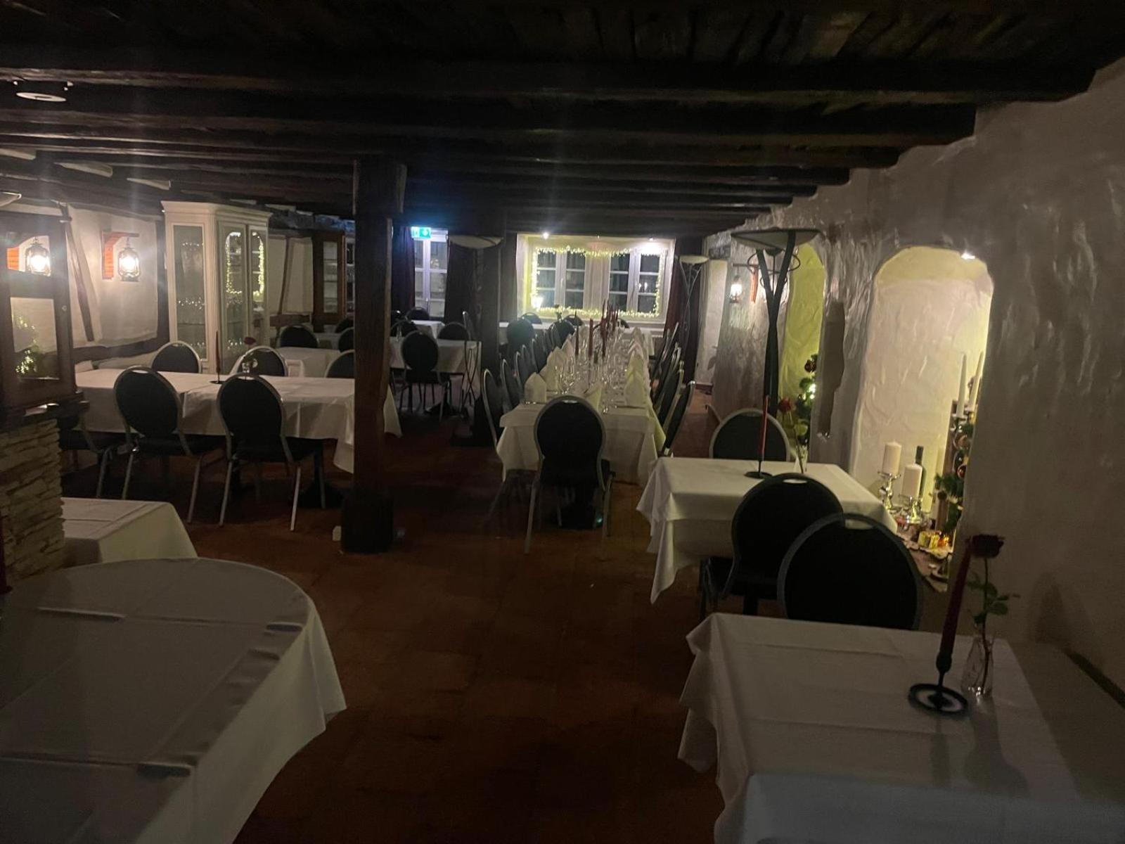 Hotel Restaurant Altes Badhaus エーバーバッハ エクステリア 写真