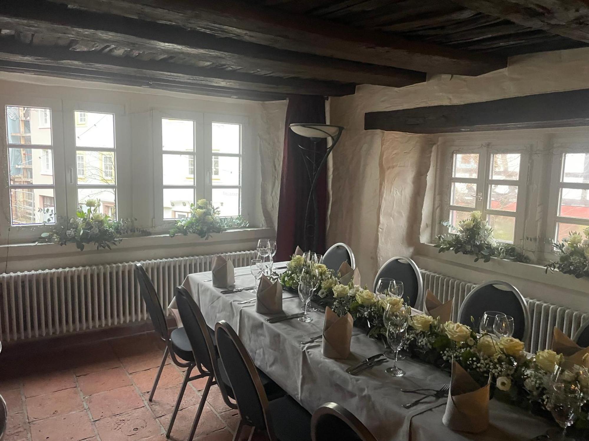 Hotel Restaurant Altes Badhaus エーバーバッハ エクステリア 写真