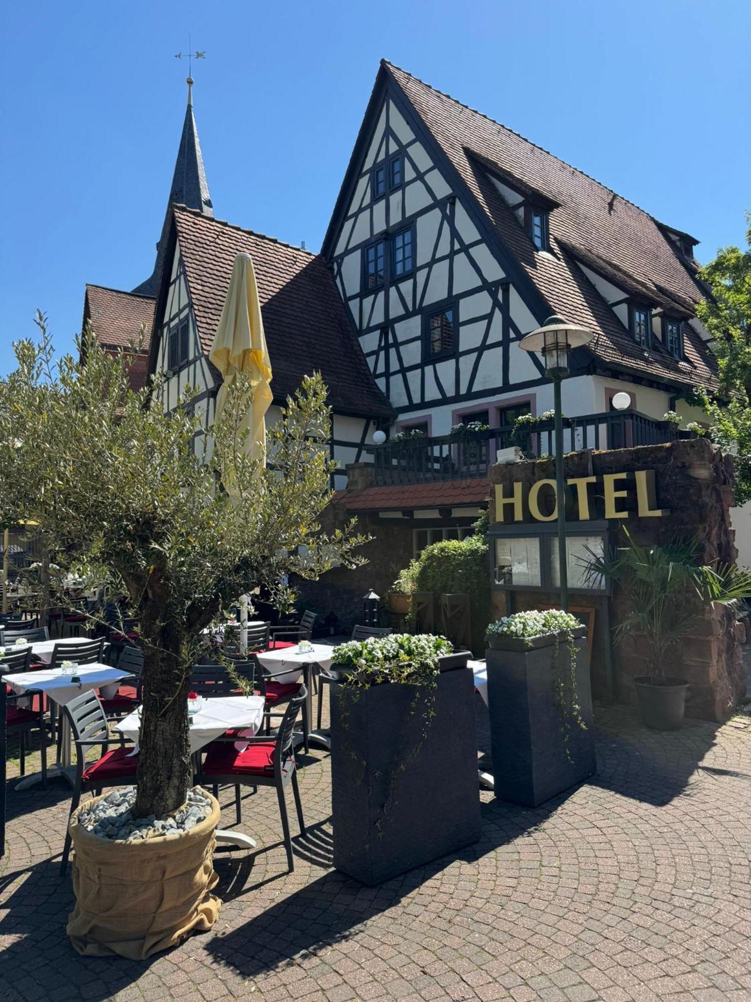 Hotel Restaurant Altes Badhaus エーバーバッハ エクステリア 写真