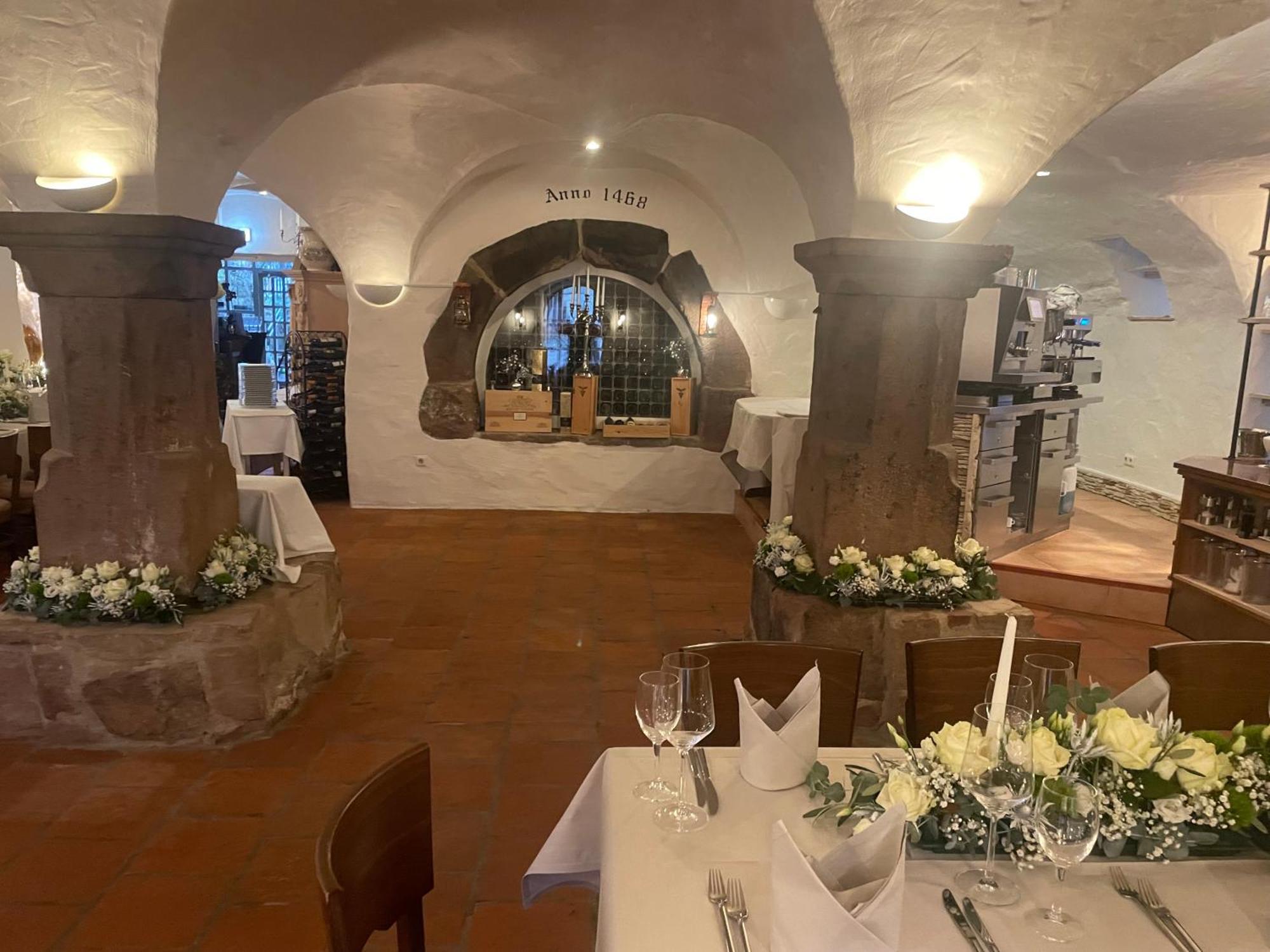 Hotel Restaurant Altes Badhaus エーバーバッハ エクステリア 写真