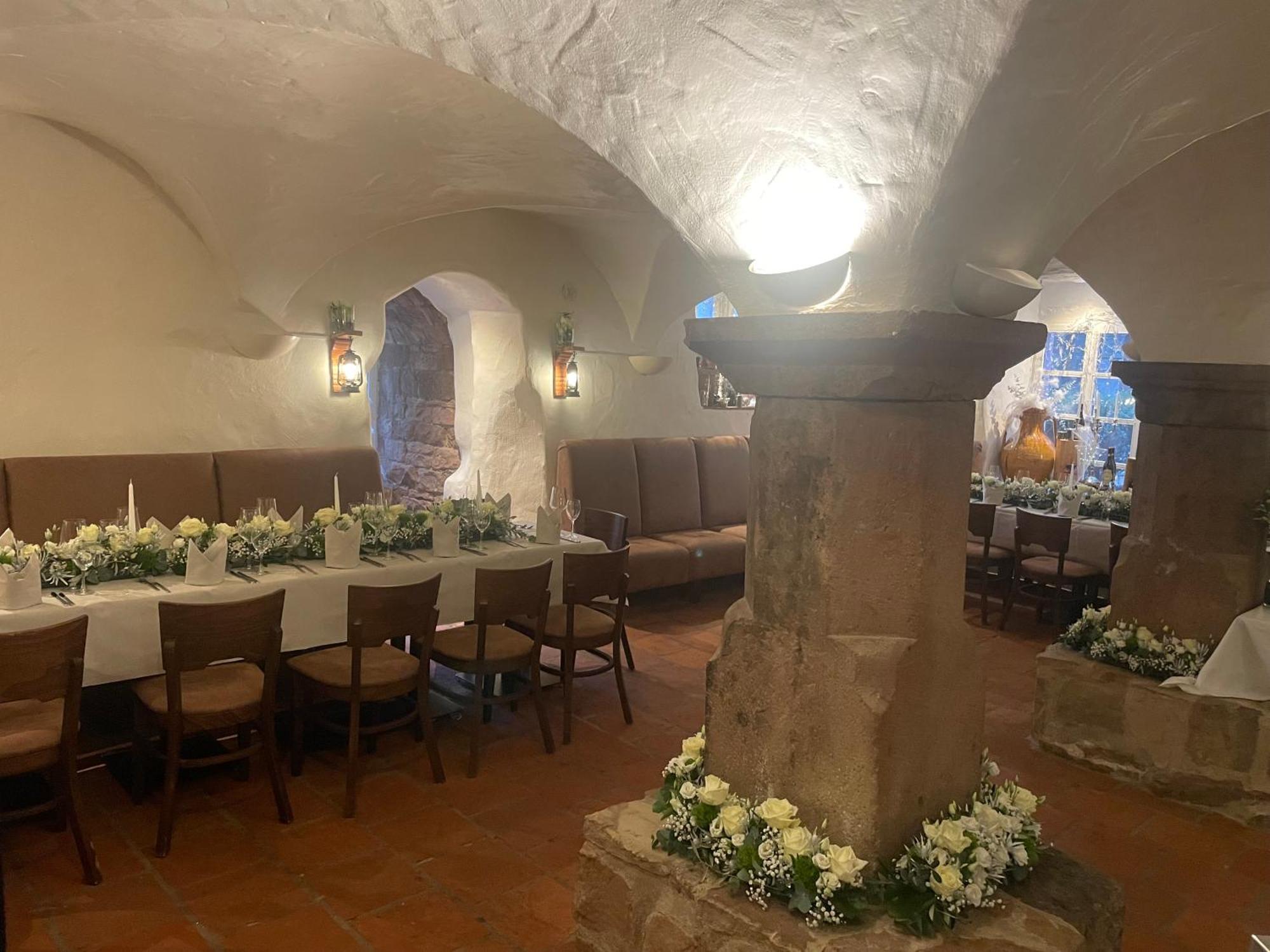 Hotel Restaurant Altes Badhaus エーバーバッハ エクステリア 写真