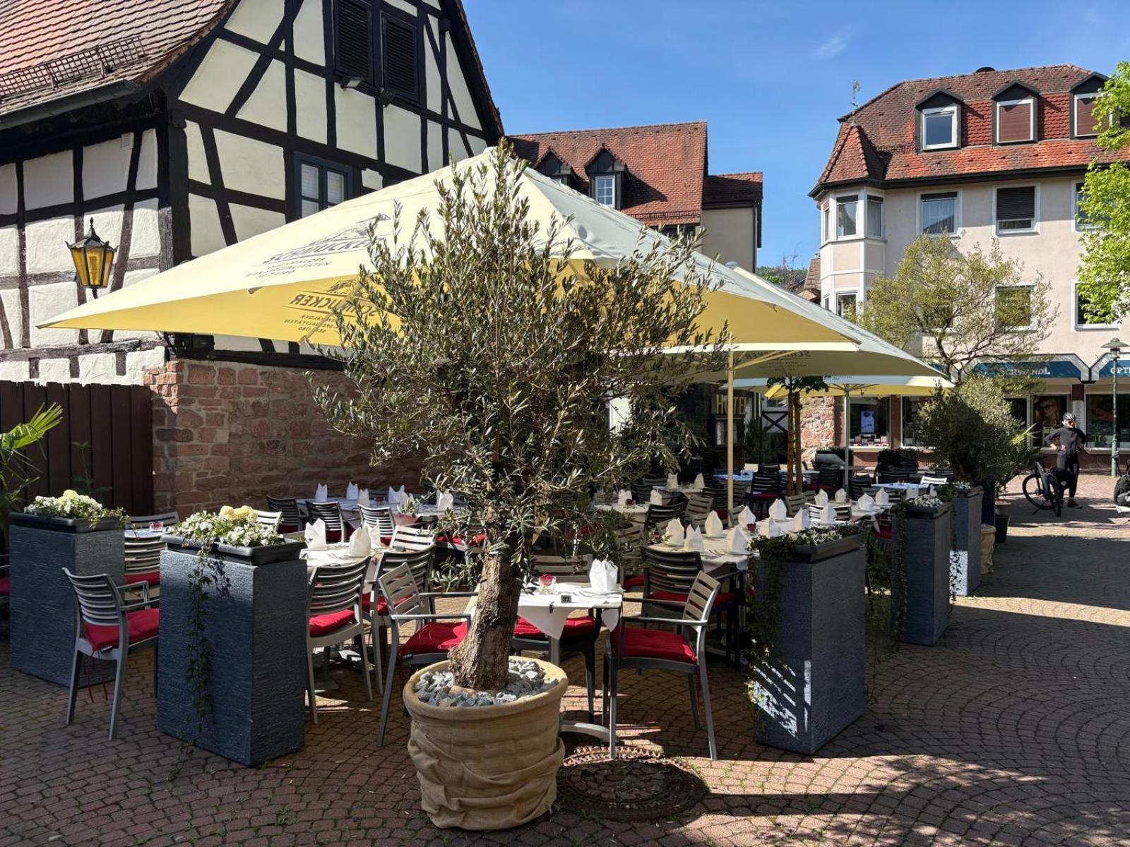 Hotel Restaurant Altes Badhaus エーバーバッハ エクステリア 写真