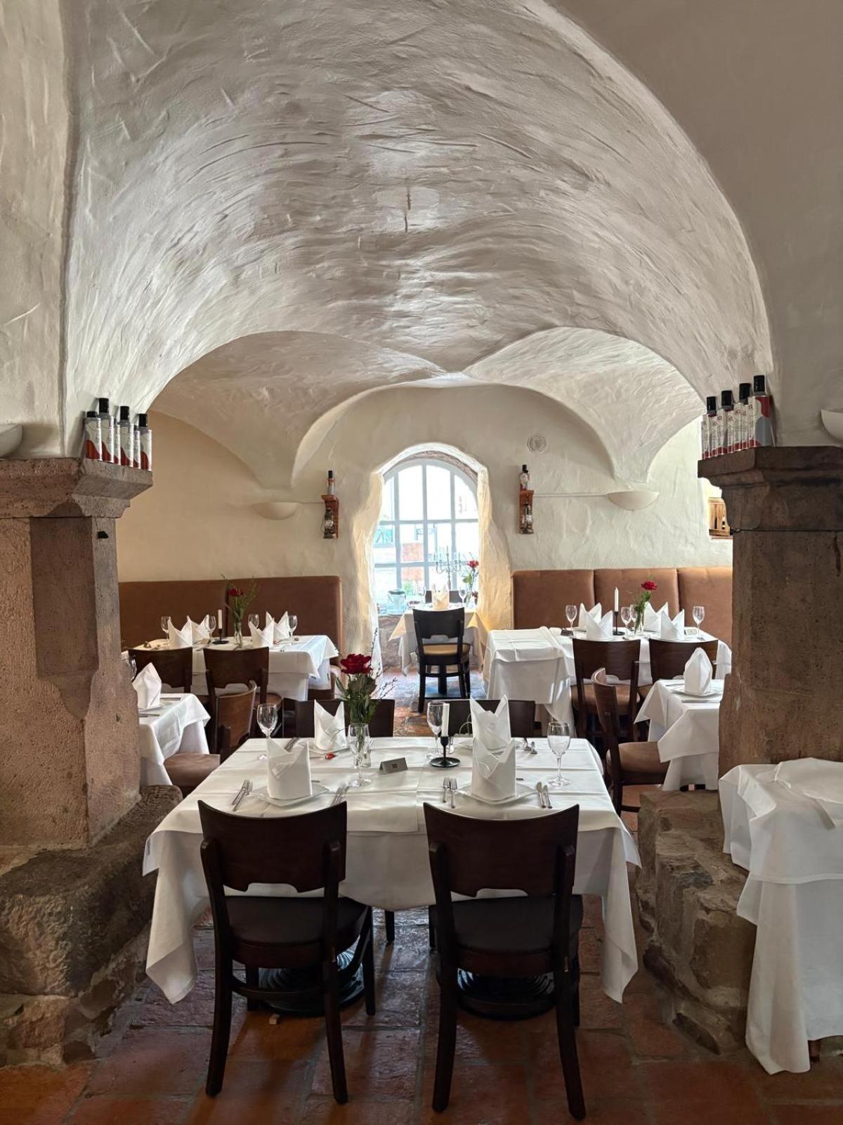 Hotel Restaurant Altes Badhaus エーバーバッハ エクステリア 写真